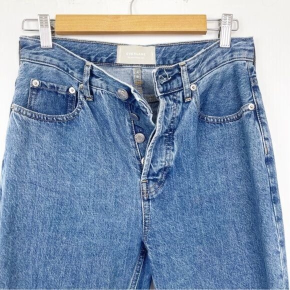 EVERLANE 90's cheeky jeans high waisted size 25 - Picture 4 of 10